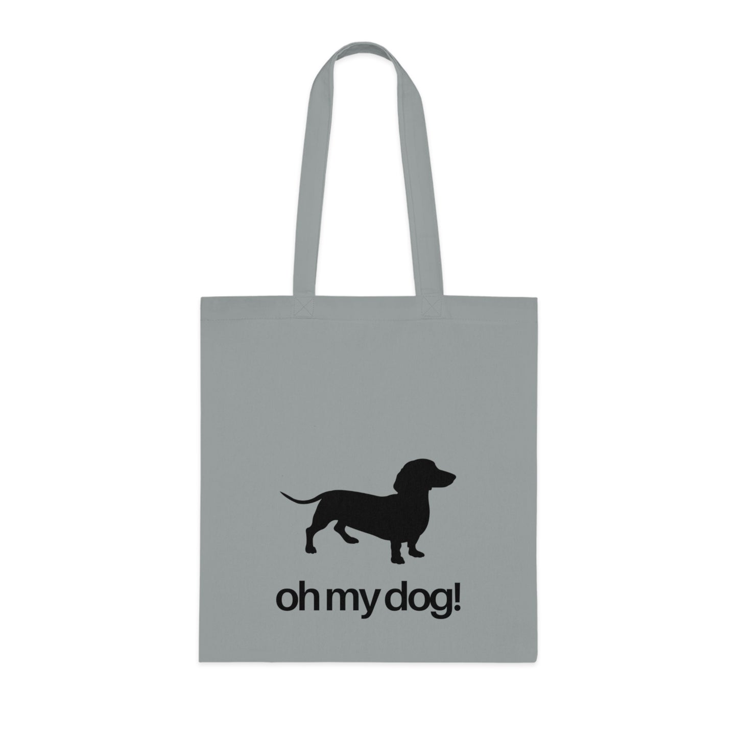 Oh My Dog! Dachshund Cotton Tote Bag