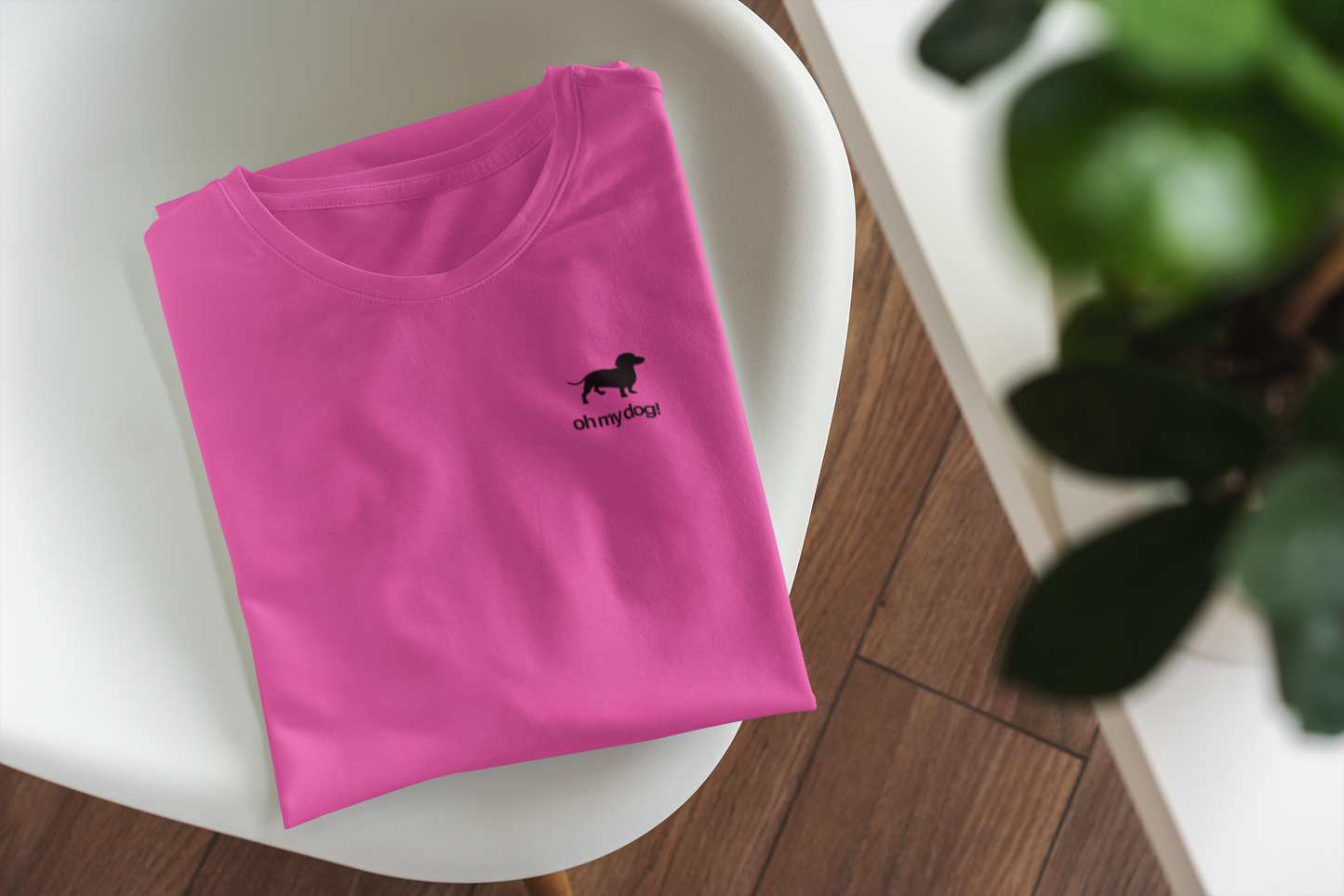 Oh My Dog! Women's Softstyle Dachshund Tshirt