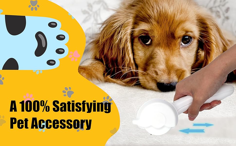 Dog and Cat Hair Remover Reusable Lint Roller Removes Hairs You Cannot Even See
