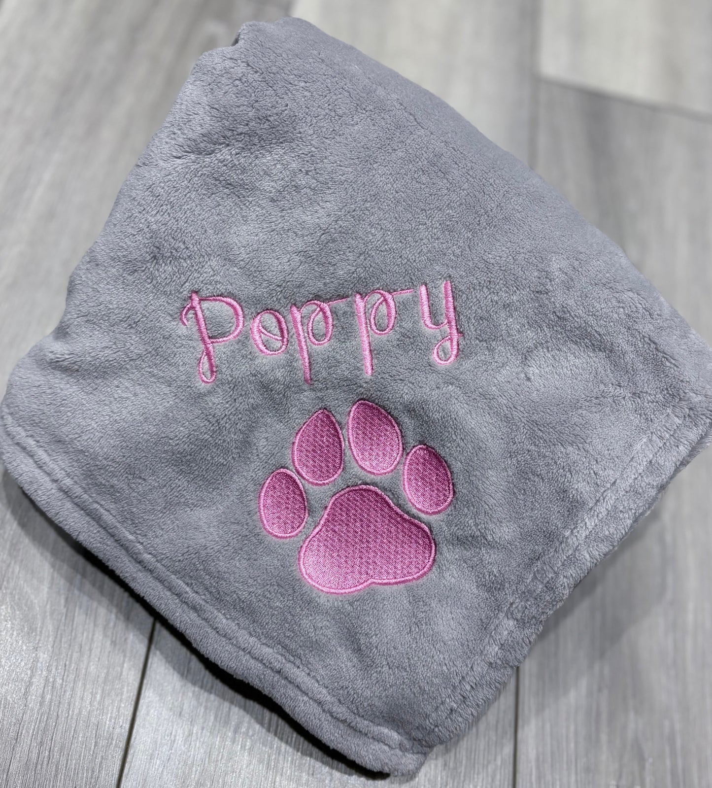 Embroidered Personalised Pet Blankets | Personalised Pet Gifts