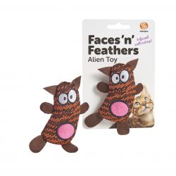 Faces 'n' Feathers Alien Cat Play