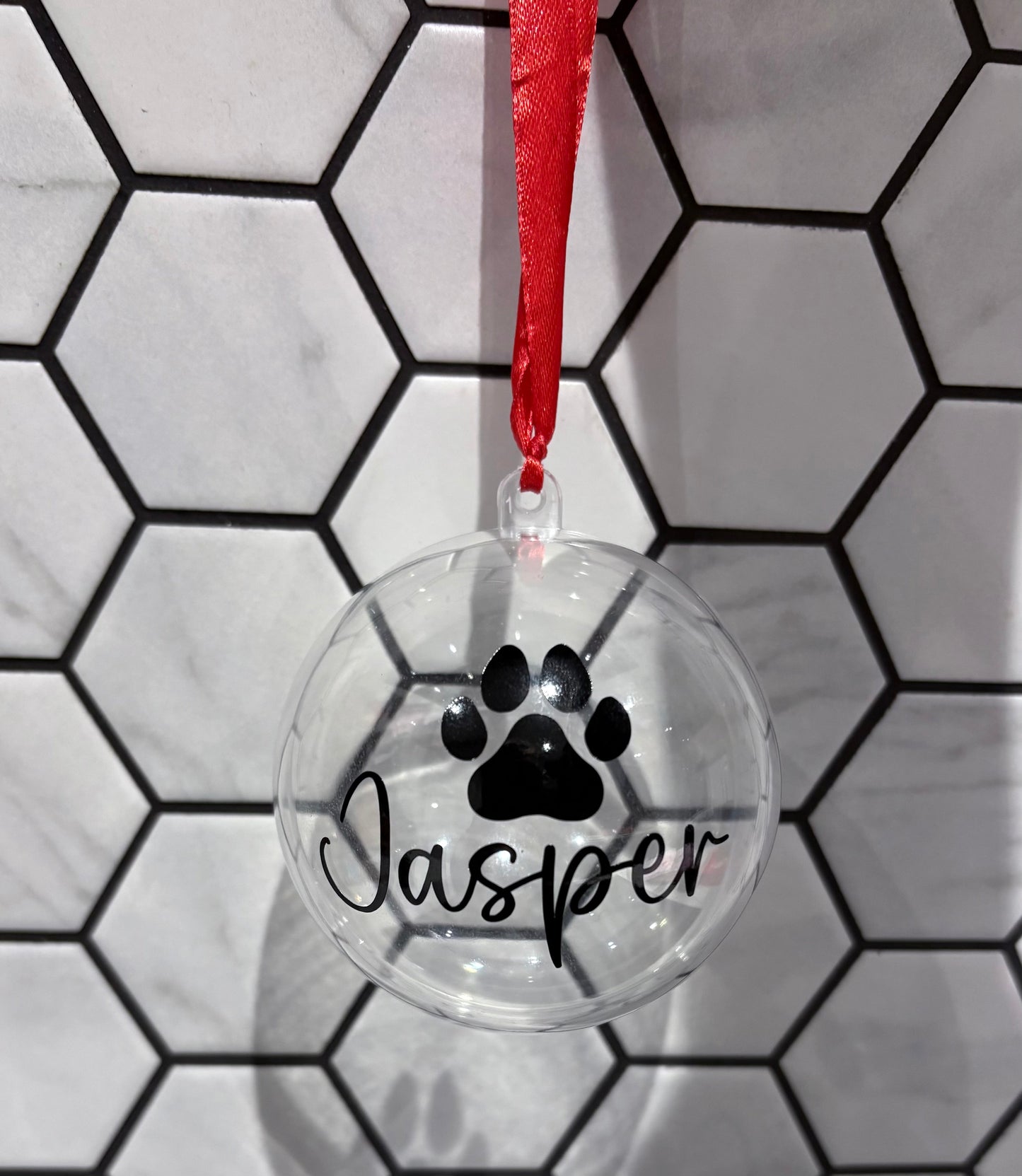 Personalised Christmas Pet Bauble Ornament