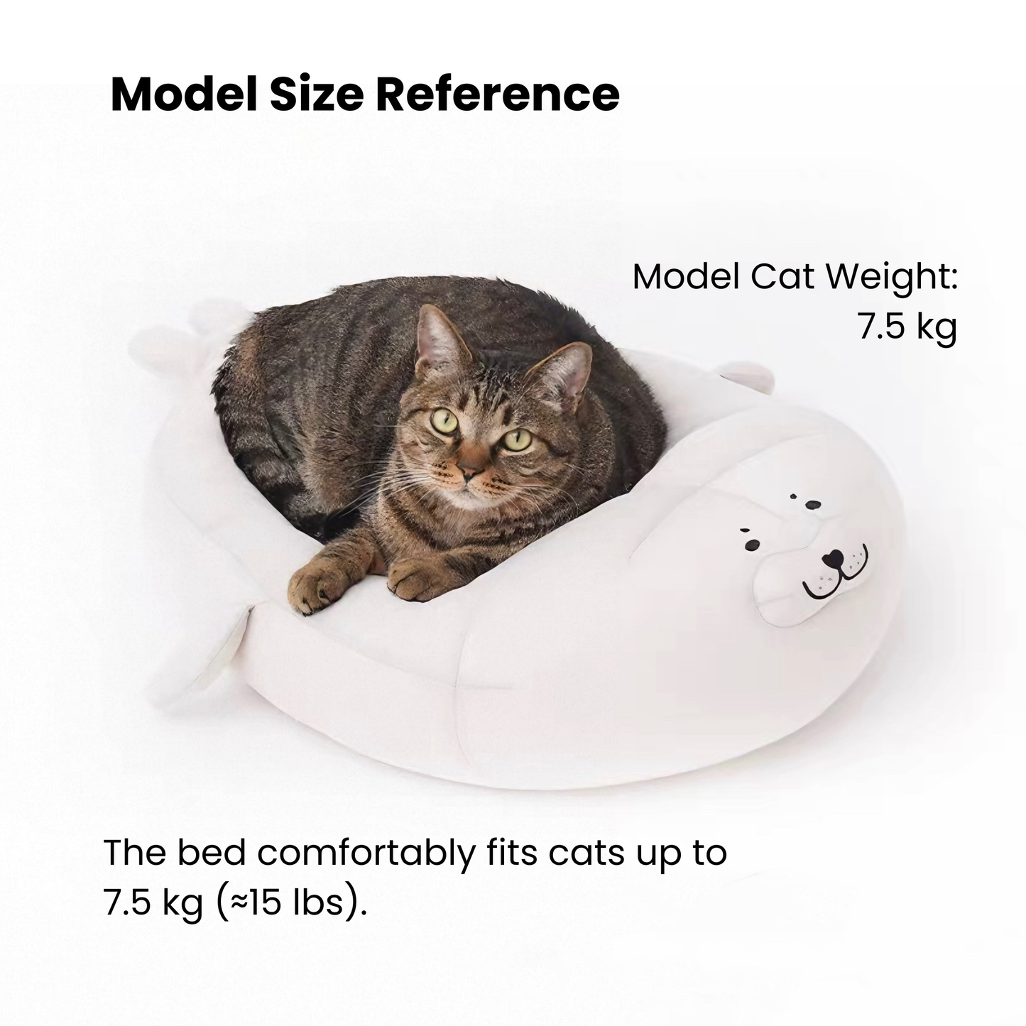 ZEZE cat bed (seal shape)