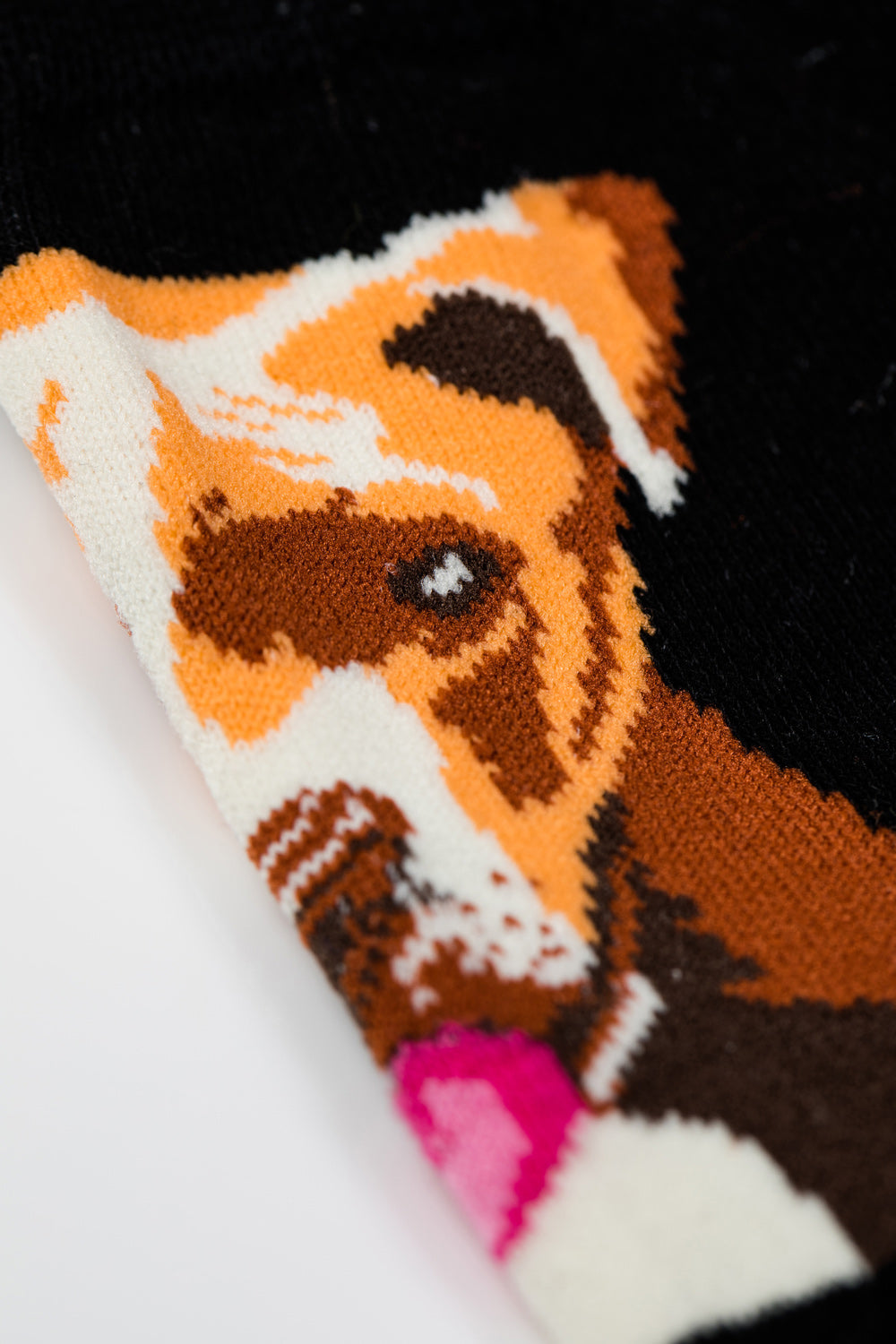 Black Dog Pattern Socks