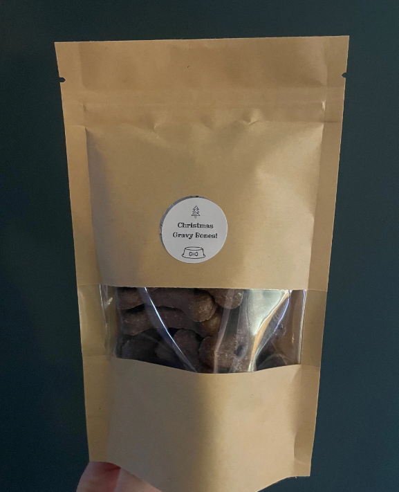 Christmas Gravy Bone Treats - 150g