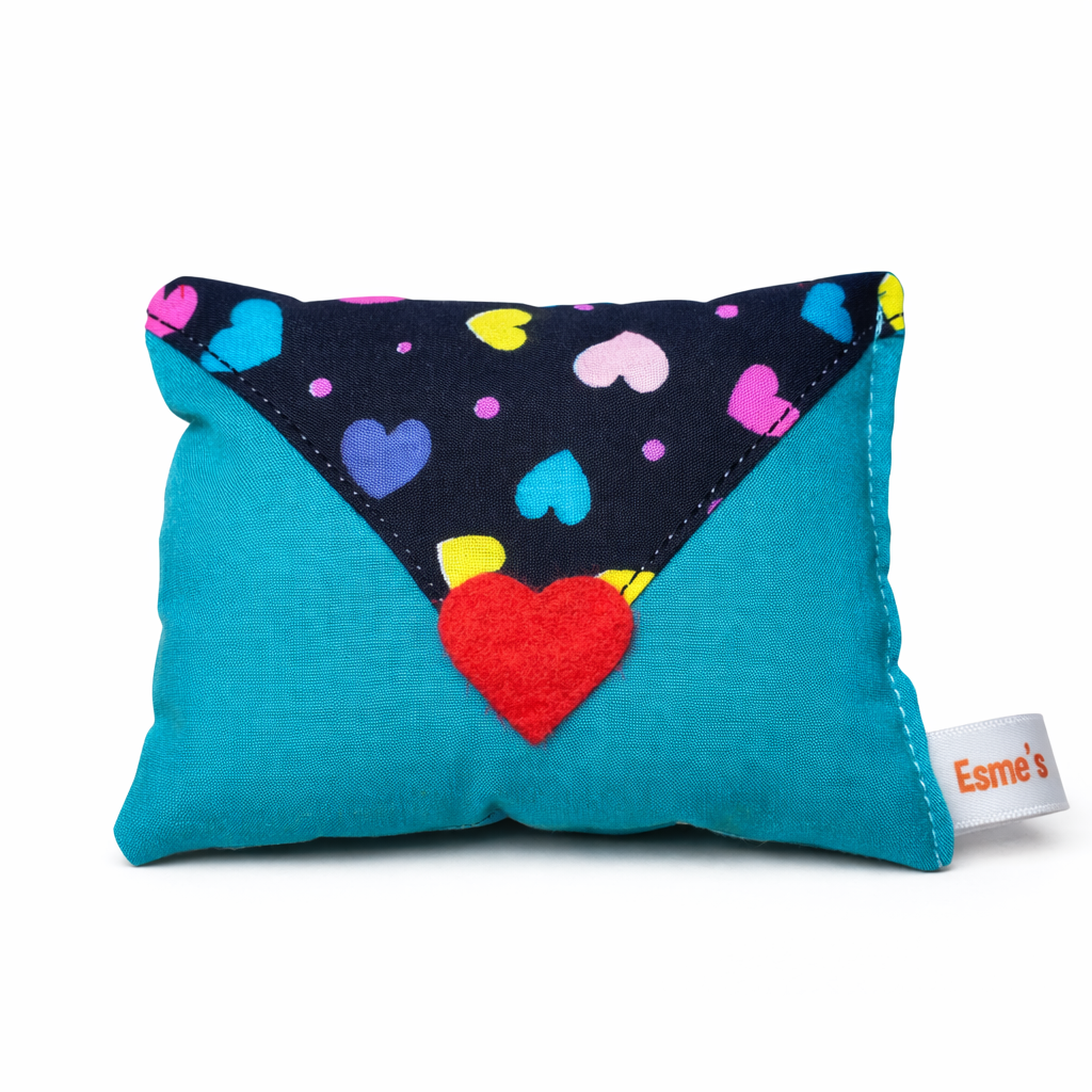 Handmade Organic Catnip Envelope Toy β Love Letter Cat Toy Pillow (100% Natural Catnip)