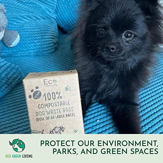 Compostable Dog Poop Bags- 3 Boxes of 60 Bags