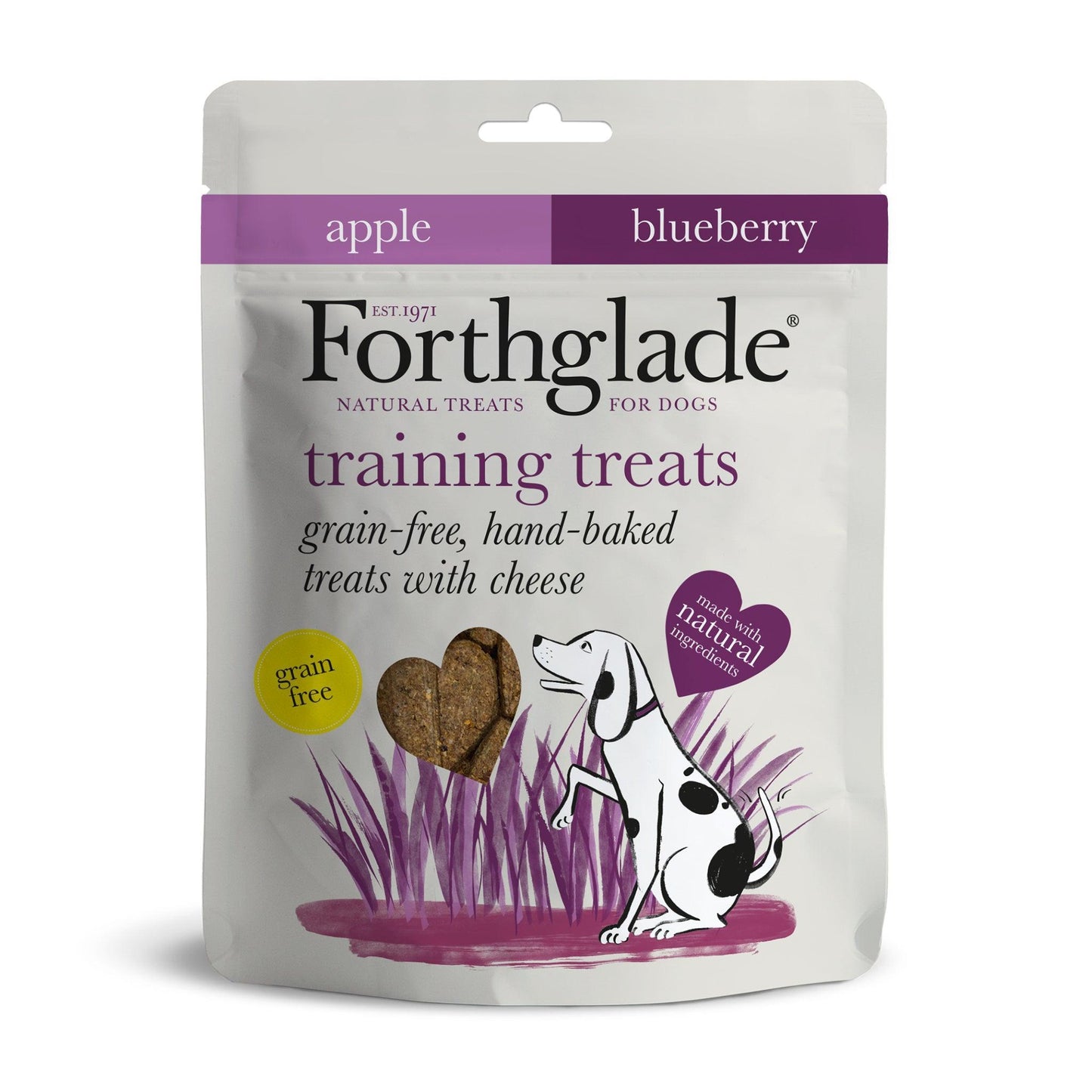 Forthglade Training Treats Grain Free Apple & Blueberry 150g