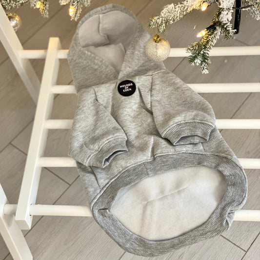 Dog Hoodie - Grey