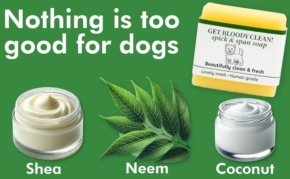 Soothing Soap Bar. Scratching, Fleas & Mites. Neem Oil & Tea Tree - Natural Treatment & Insect Repellent 80g