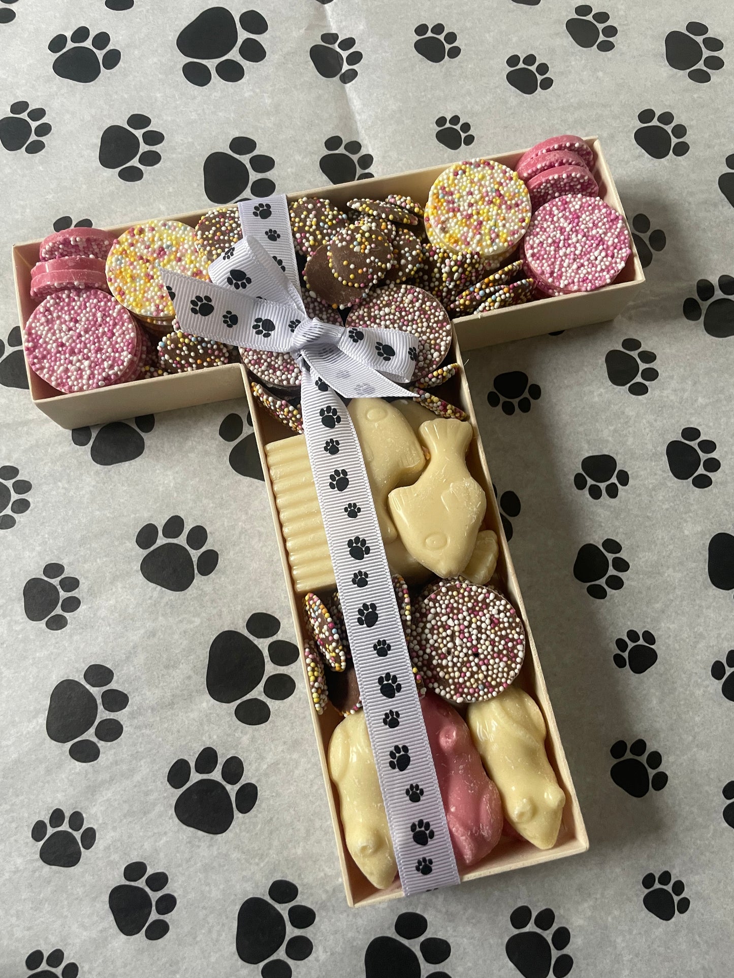 Treat Filled Initial Box - Dog Safe Chocolate