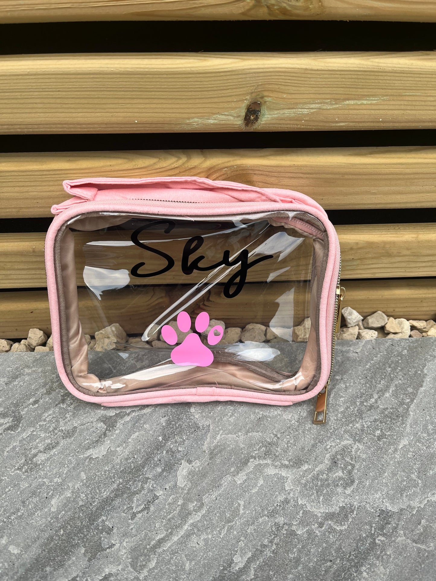 Personalised Pet Vanity/Travel Bags