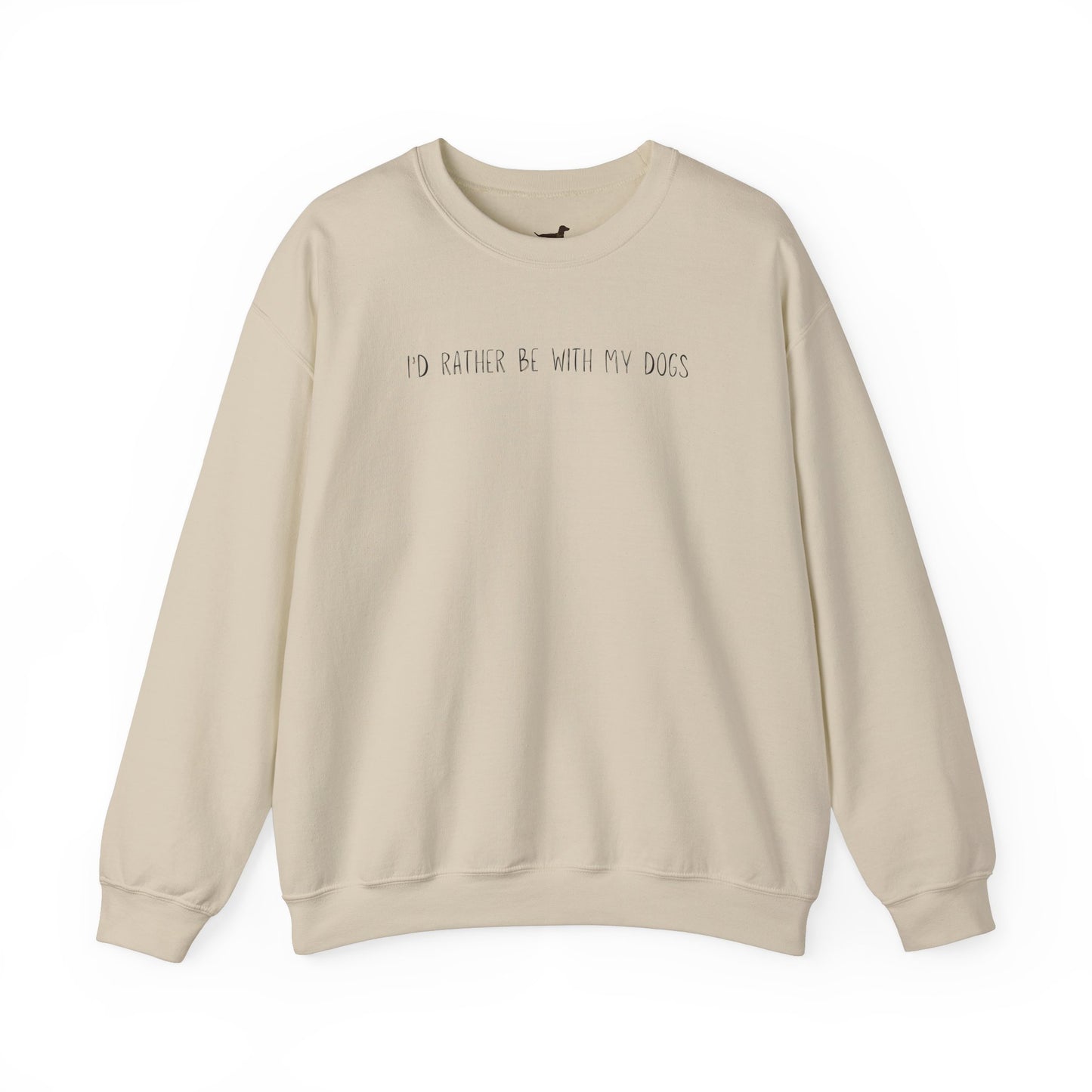 Id Rather Be With My Dogs Unisex Heavy Blend™ Crewneck Sweatshirt