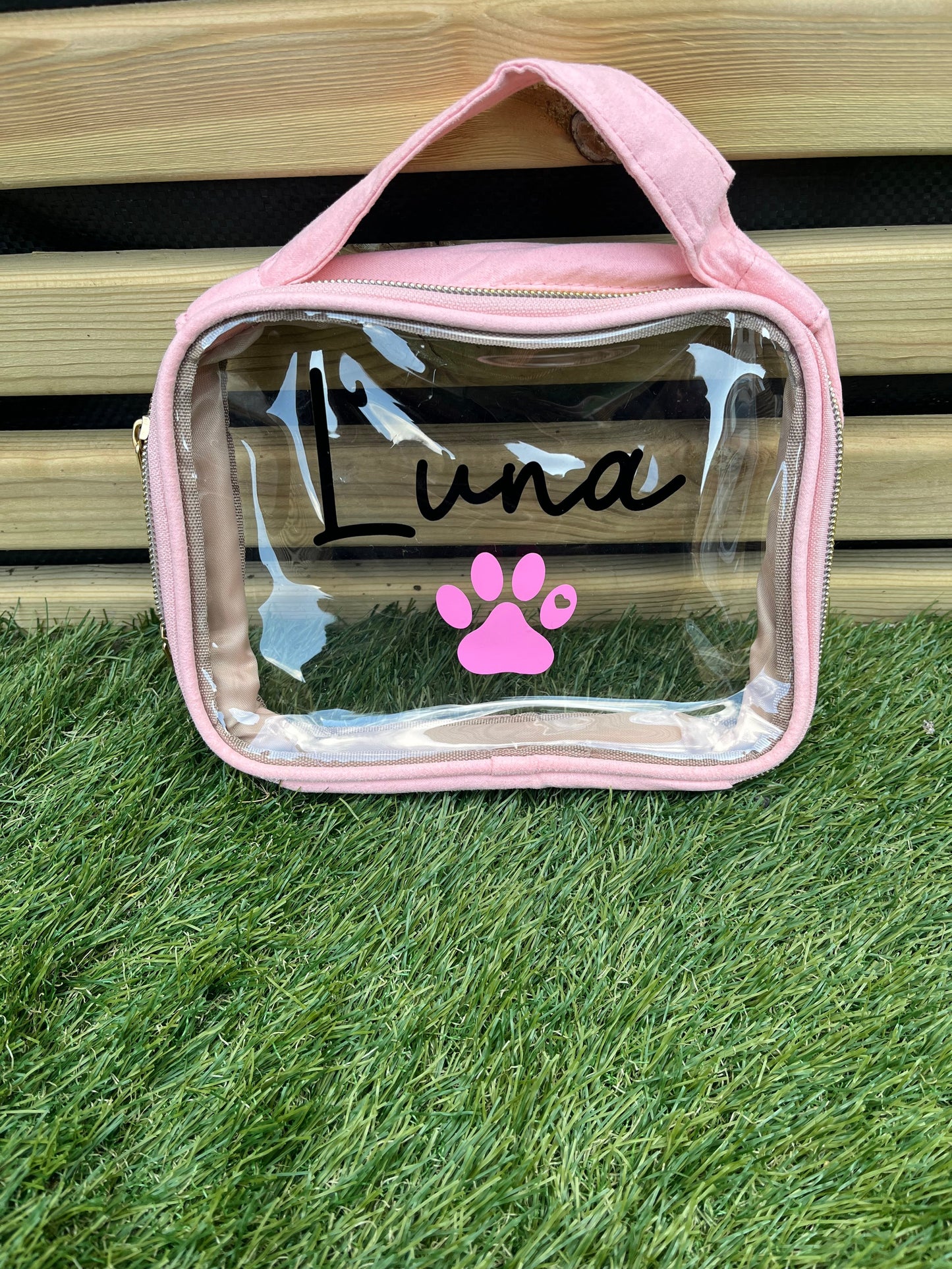 Personalised Pet Vanity/Travel Bags