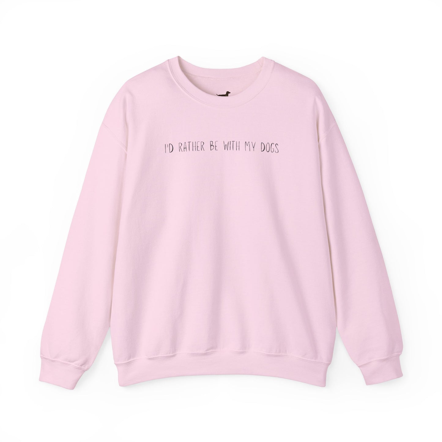 Id Rather Be With My Dogs Unisex Heavy Blend™ Crewneck Sweatshirt