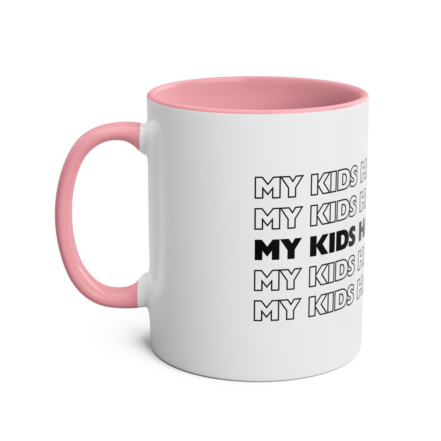 My Kids Have 4 Paws - Two-Tone Coffee Mugs, 11oz