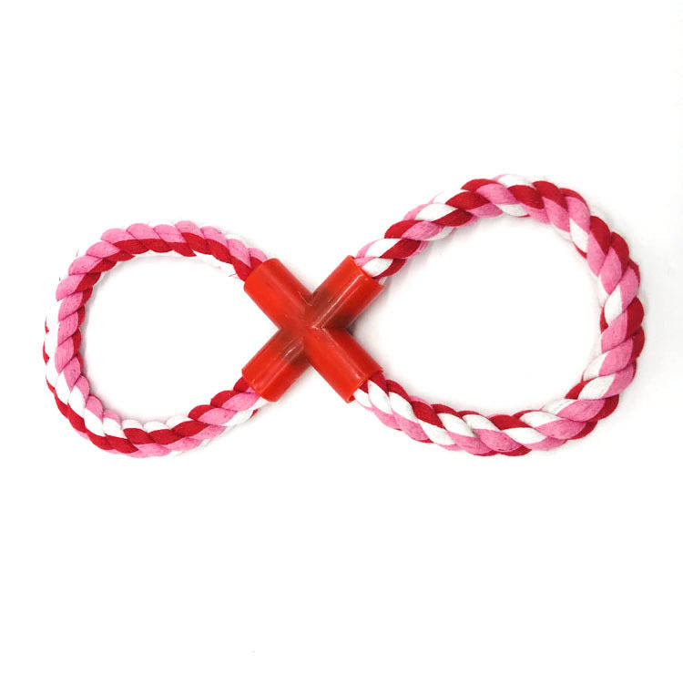 Pet Cotton Rope Dog Bite Resistant Toys (10 piece set)