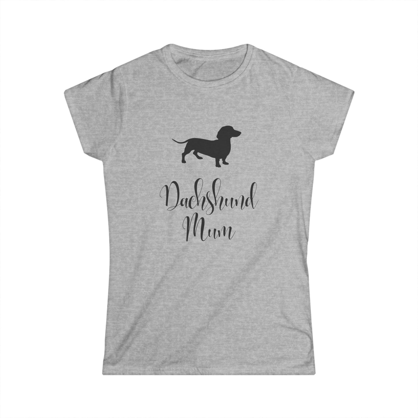 Dachshund Mum - Women's Softstyle Dog Tshirt