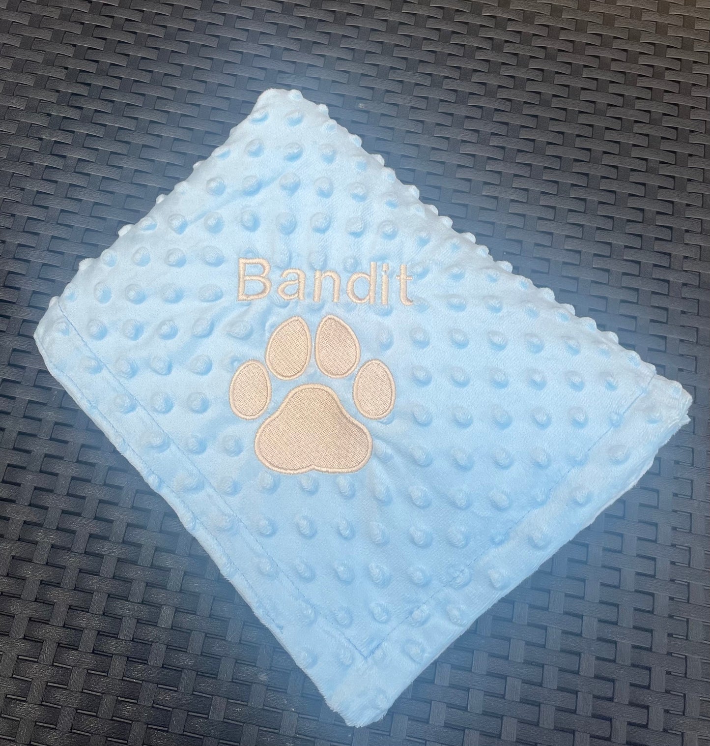 Embroidered Personalised Pet Blankets | Personalised Pet Gifts