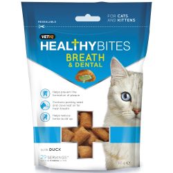 VETIQ Breath & Dental Cat Treats 70g