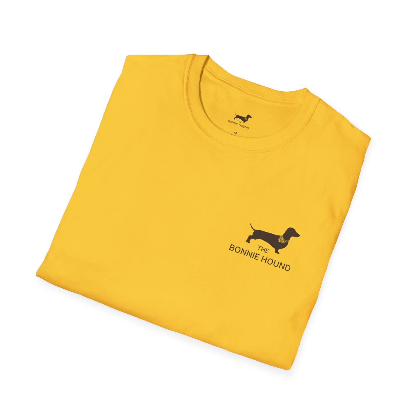 The Bonnie Hound - Dachshund Sausage Dog Unisex Softstyle T-Shirt