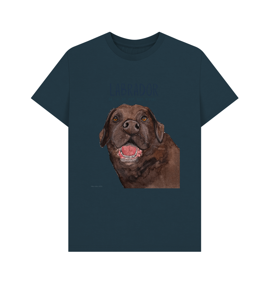 Snack Goals & Tail Wags: The Chocolate Labrador Men’s Tee
