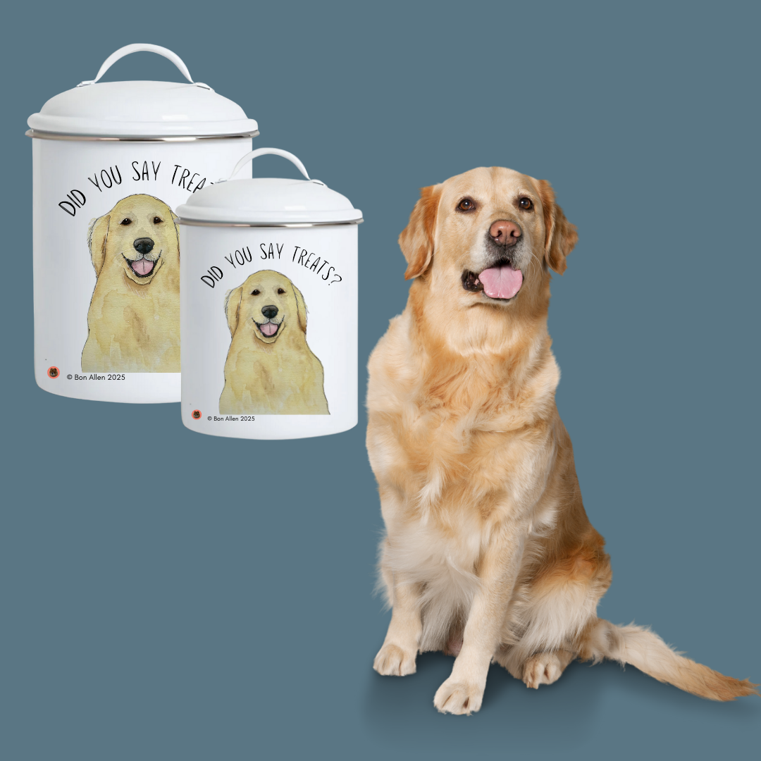 Golden Retriever’s Secret Snack Stash