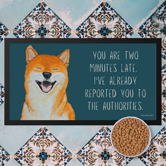 Shiba Inu Pet Bowl Mat