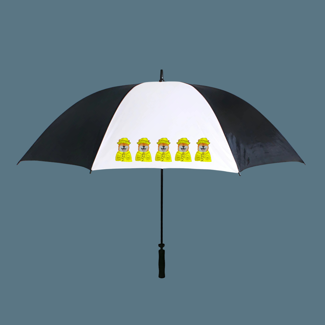 The Shiba Shade – Escape the Rain with a Smiling Houdini