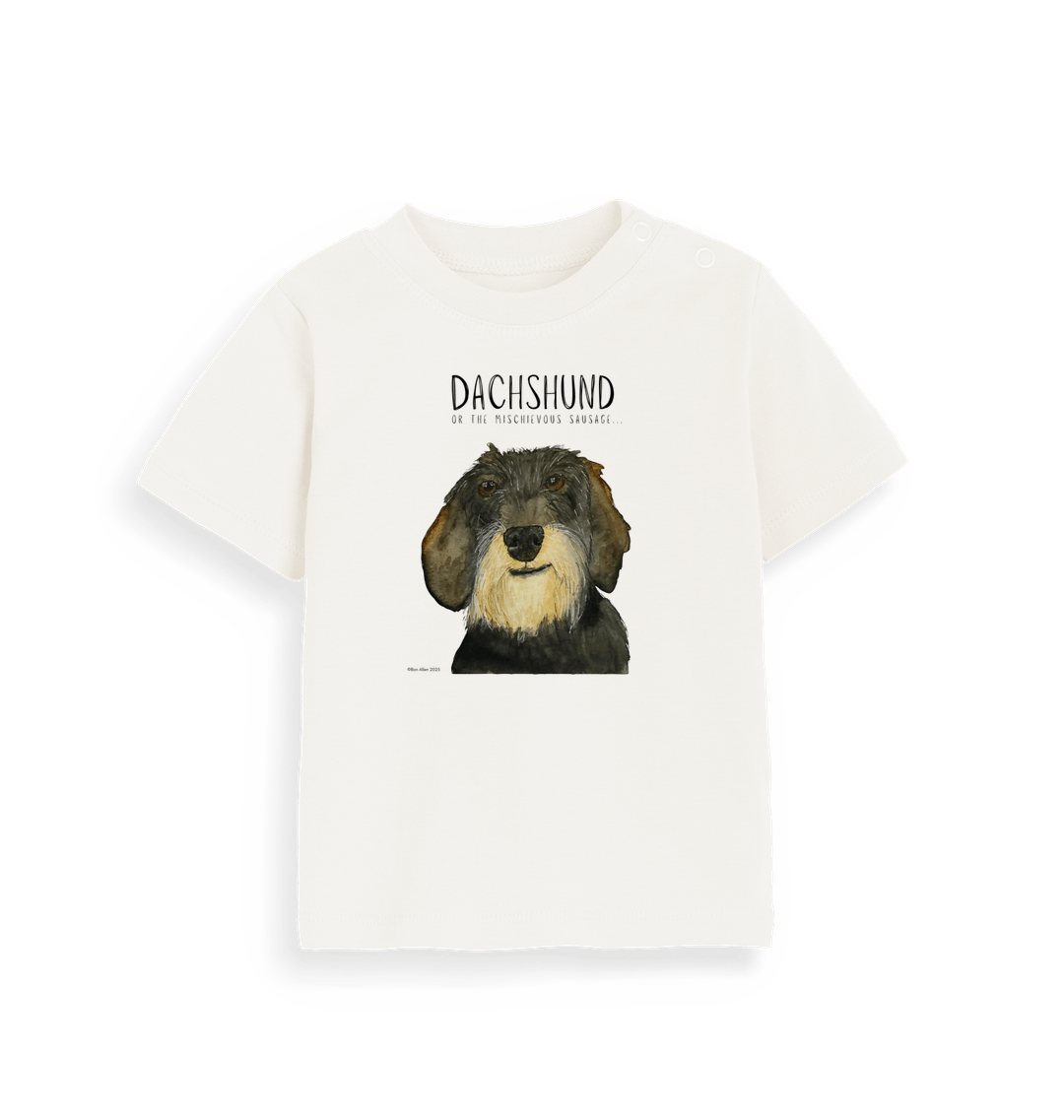 Wire HairedDachshund Baby Tee – Small But Mighty!