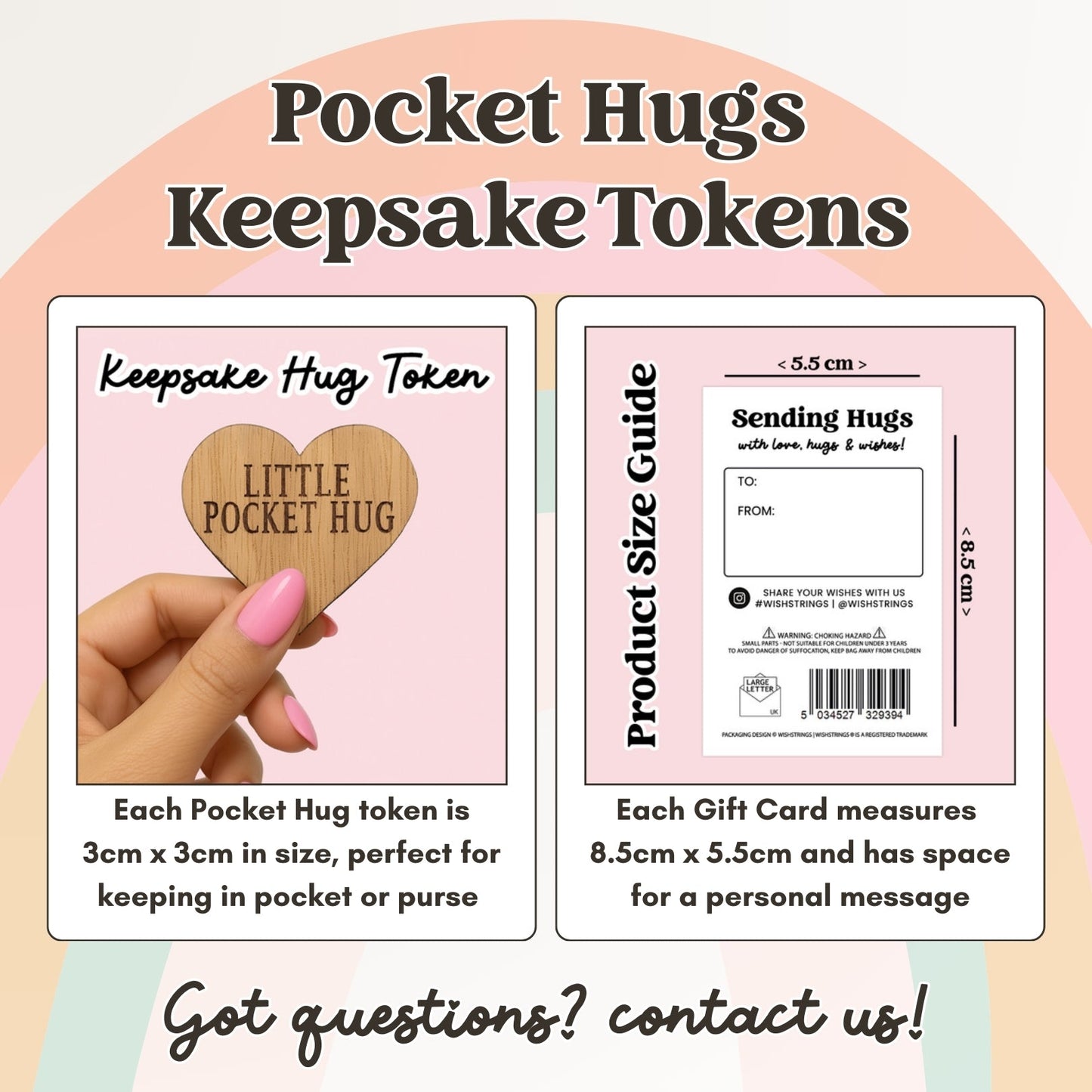 Pocket Hug – Stay Pawsitive | Thoughtful Gift for Cat Lovers | Keepsake Token for Comfort, Encouragement & Positivity