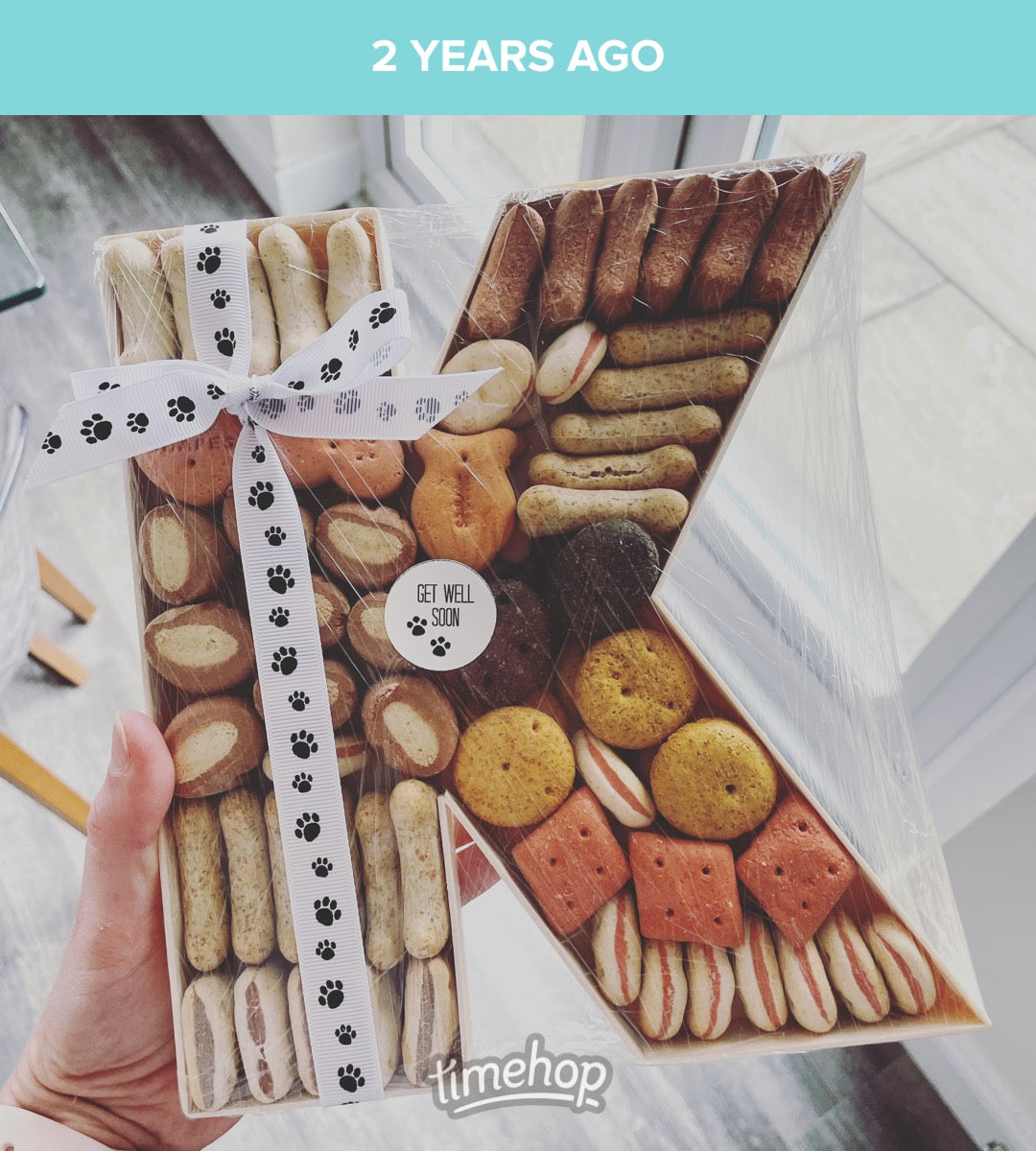 Treat Filled Initial Box - Biscuits