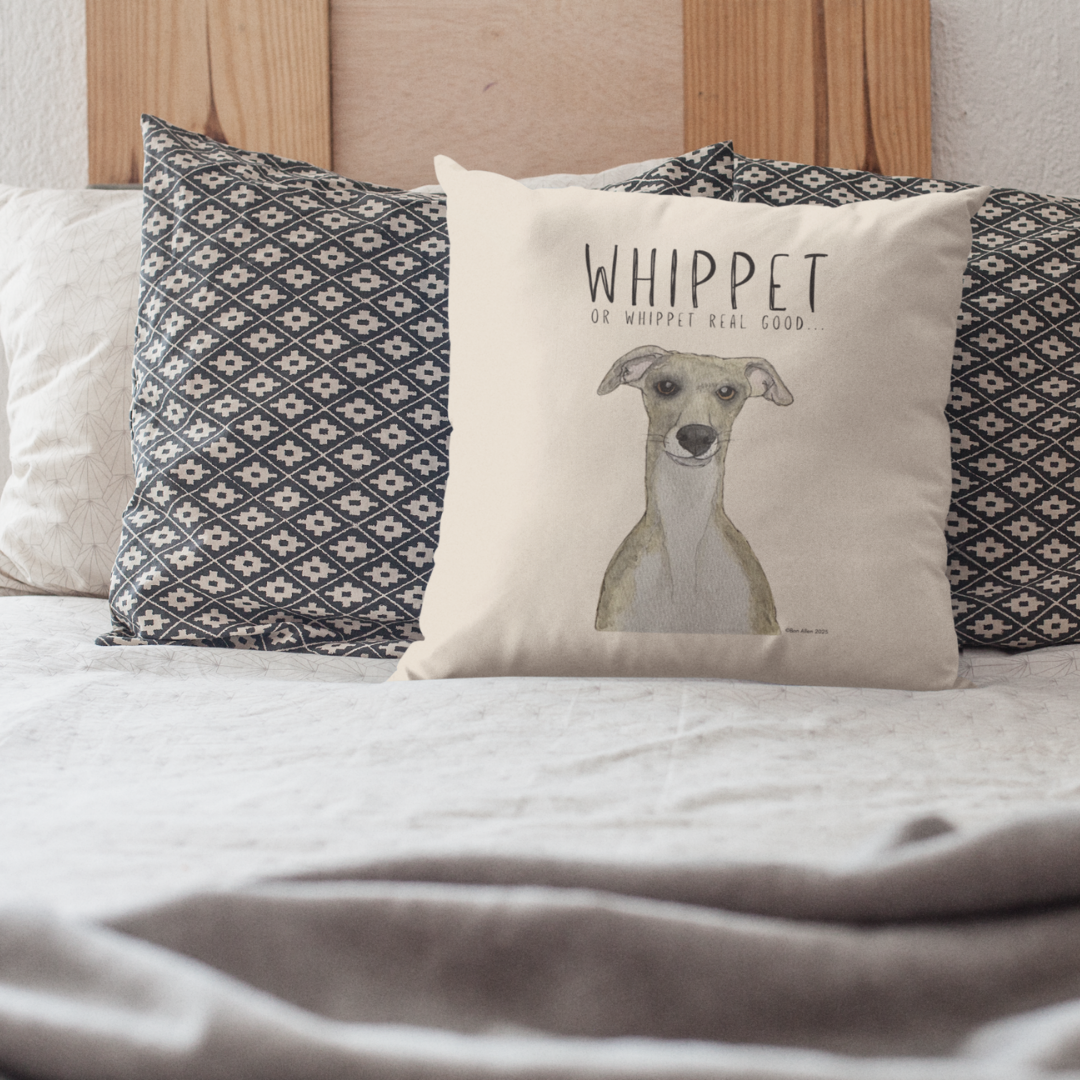 Whippet Real Good Cushion – Zoomies & Comfort Combined!