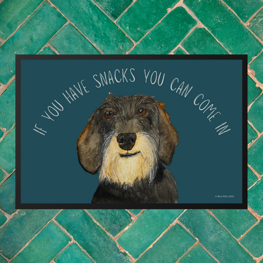 Snacks-Only VIP Access: The Wirehaired Doormat!