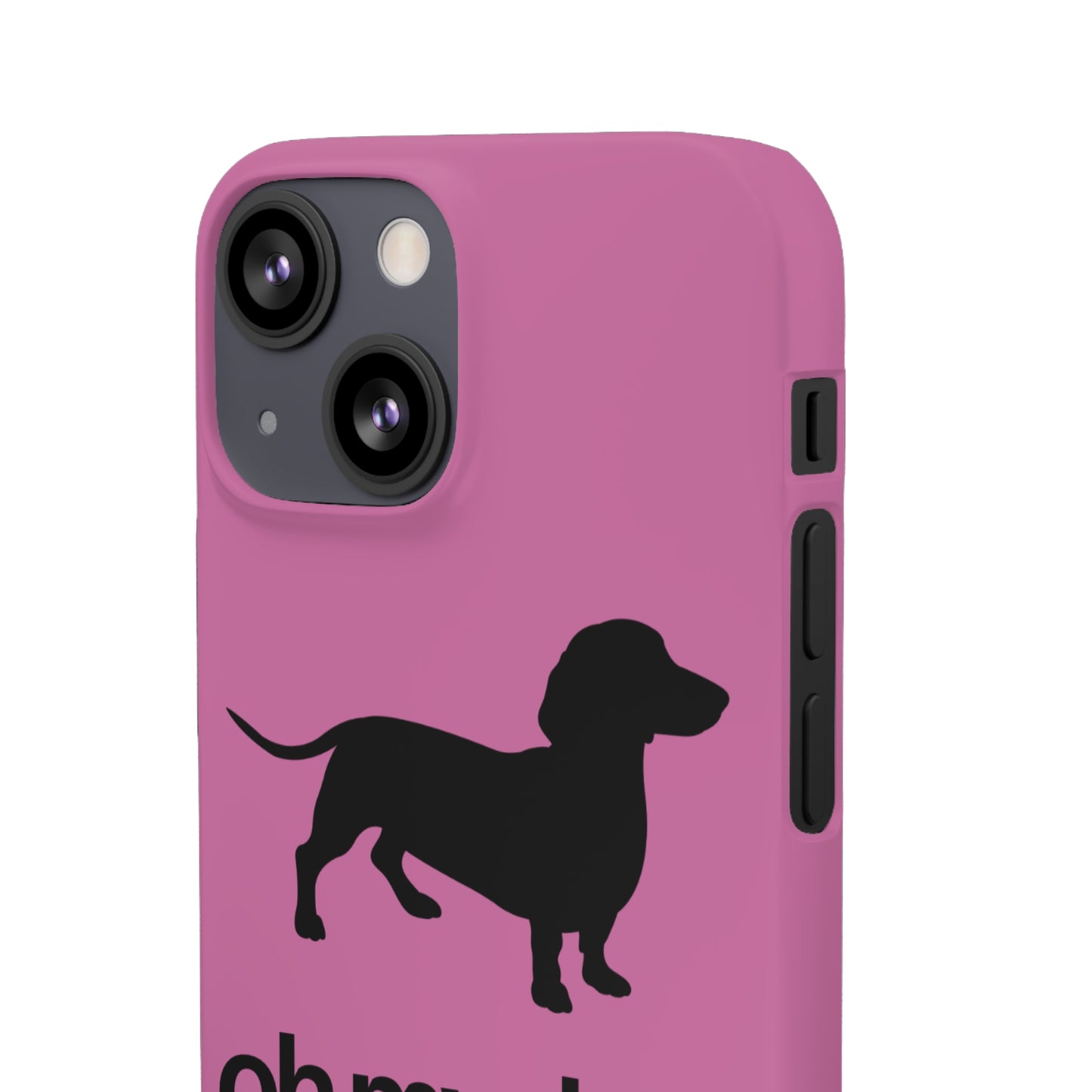 Oh My Dog! Dachshund Love Snap Mobile Phone Cover Cases