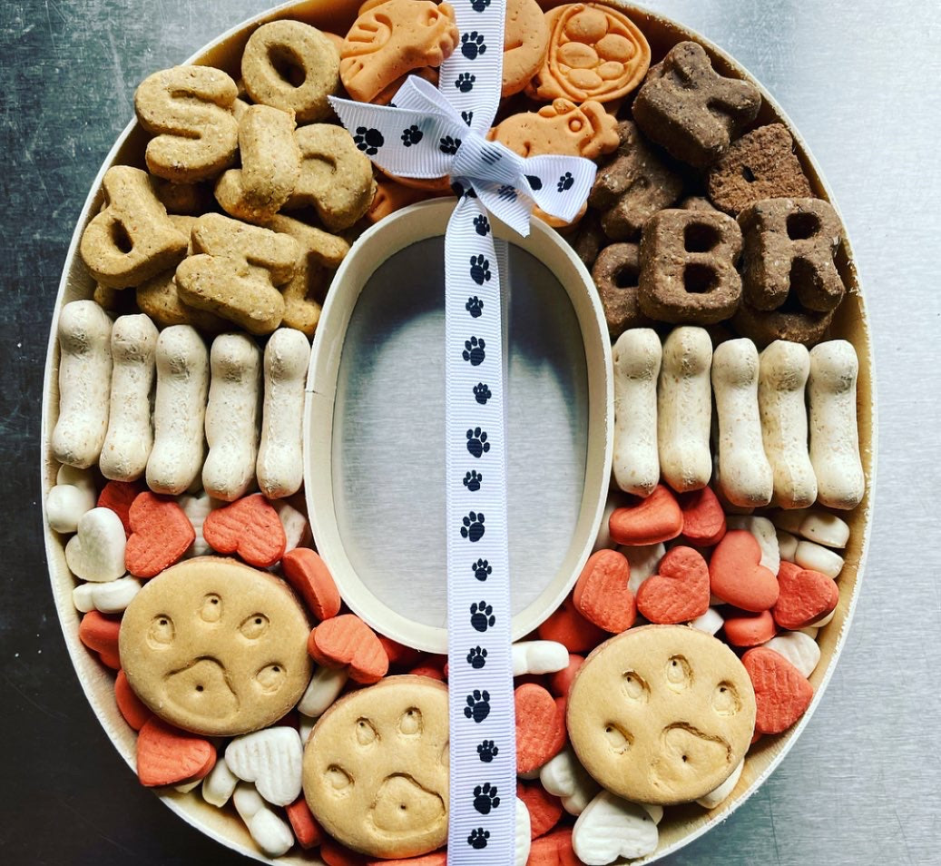 Treat Filled Initial Box - Biscuits