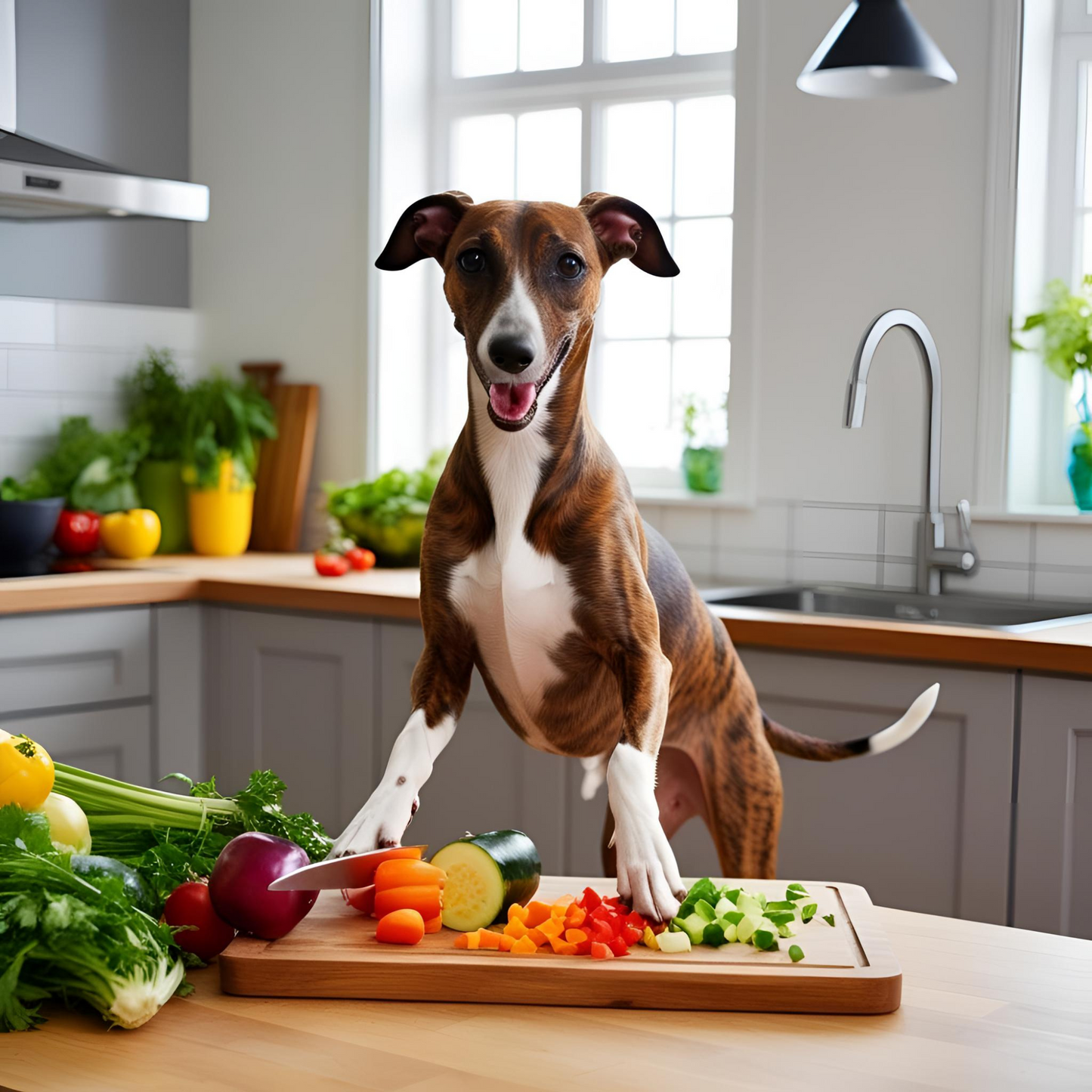 Whippet Cheese Tax Chopping Board – Pay Up, Human!