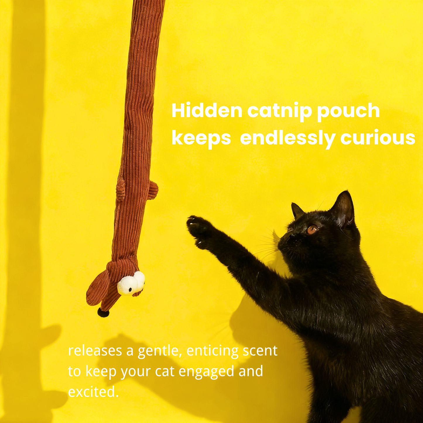 Dachshund Dog Teaser Wand for Cats