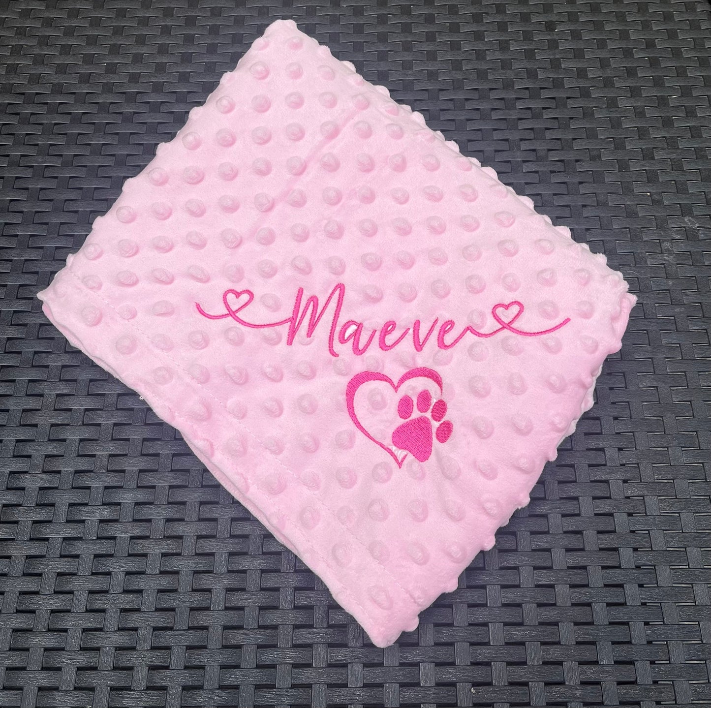 Embroidered Personalised Pet Blankets | Personalised Pet Gifts
