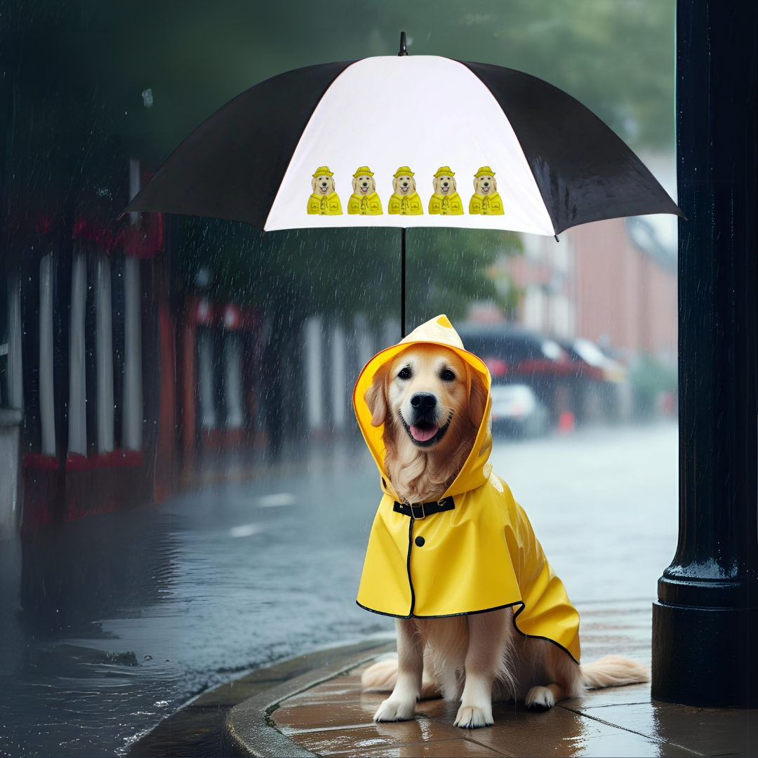 Stay Dry, Stay Golden – The Ultimate Retriever Umbrella