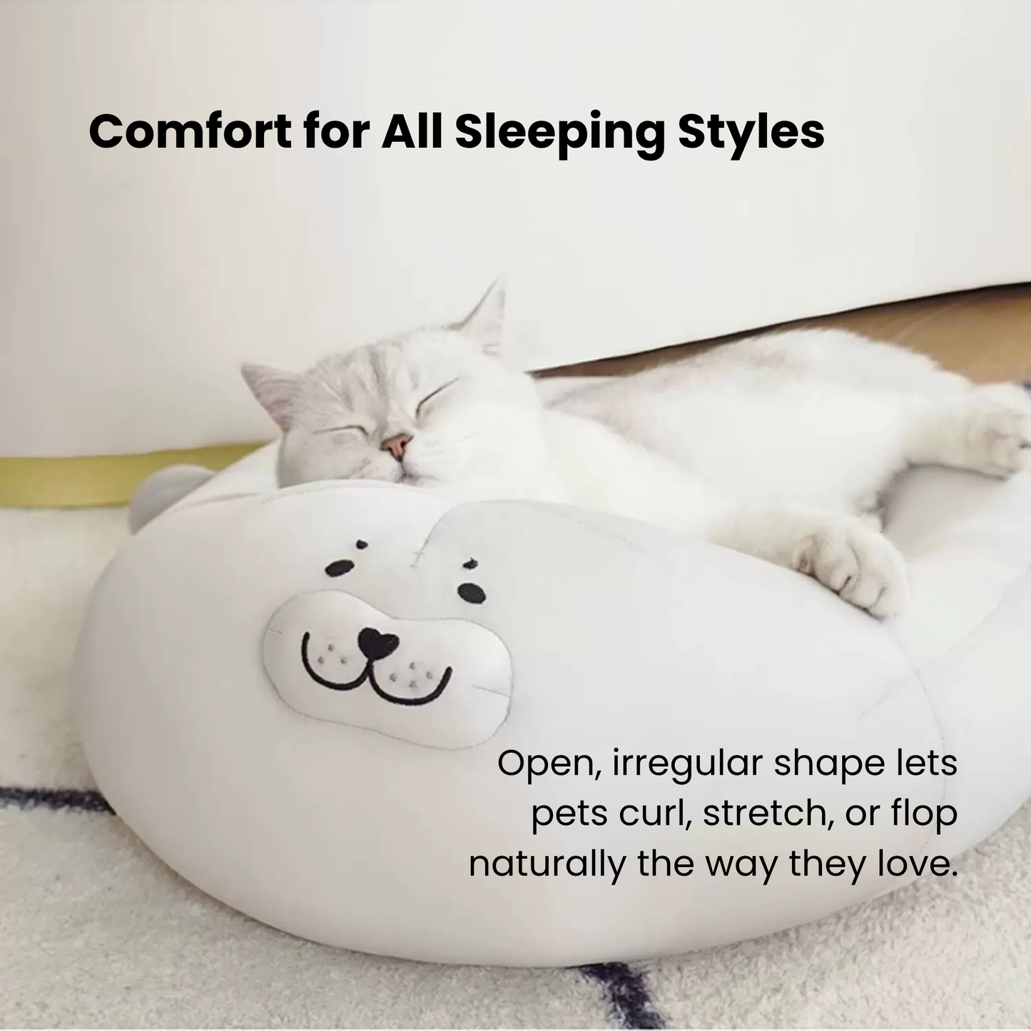 ZEZE cat bed (seal shape)