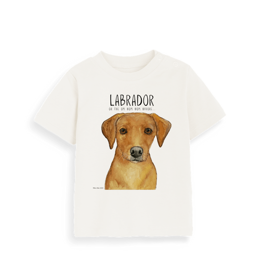 Tiny Tummy, Big Appetite – Baby’s First Fox Red Labrador Tee