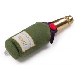 Ani Plush Champagne Bottle Dog Toy