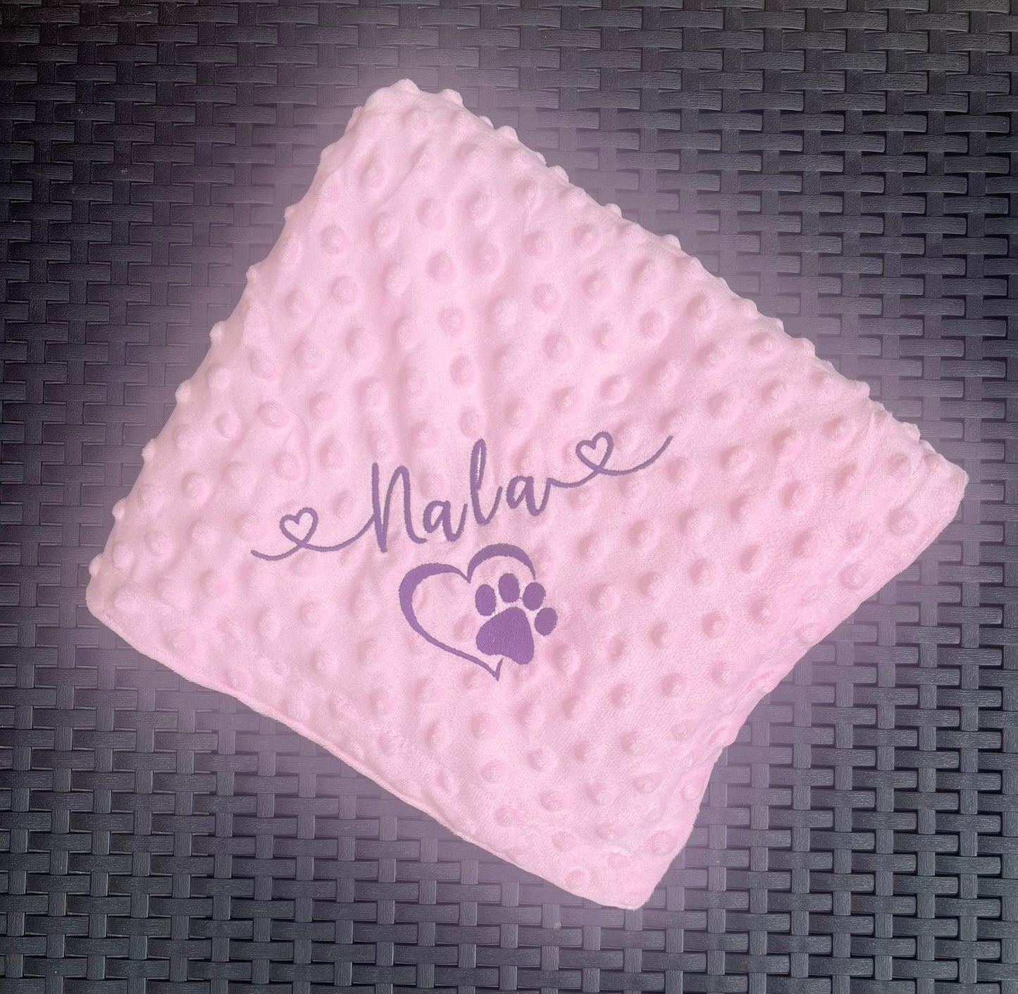 Embroidered Personalised Pet Blankets | Personalised Pet Gifts