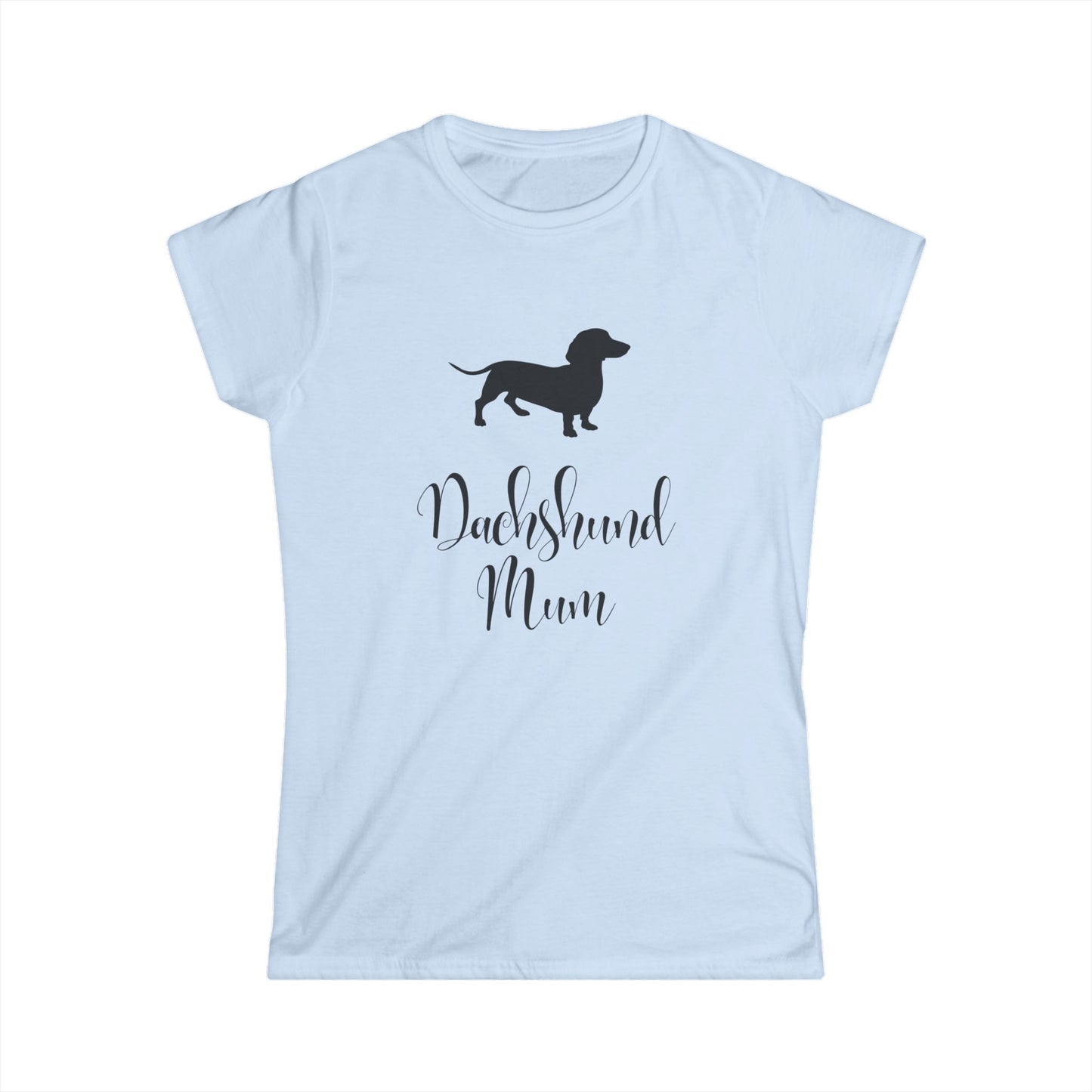 Dachshund Mum - Women's Softstyle Dog Tshirt