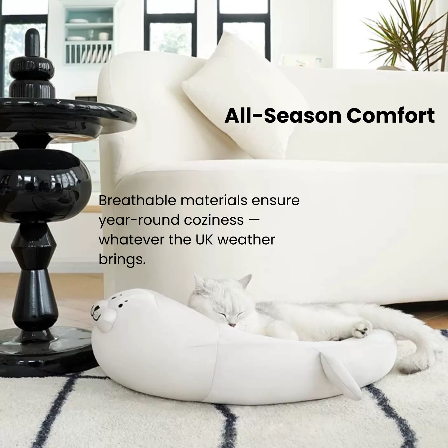 ZEZE cat bed (seal shape)