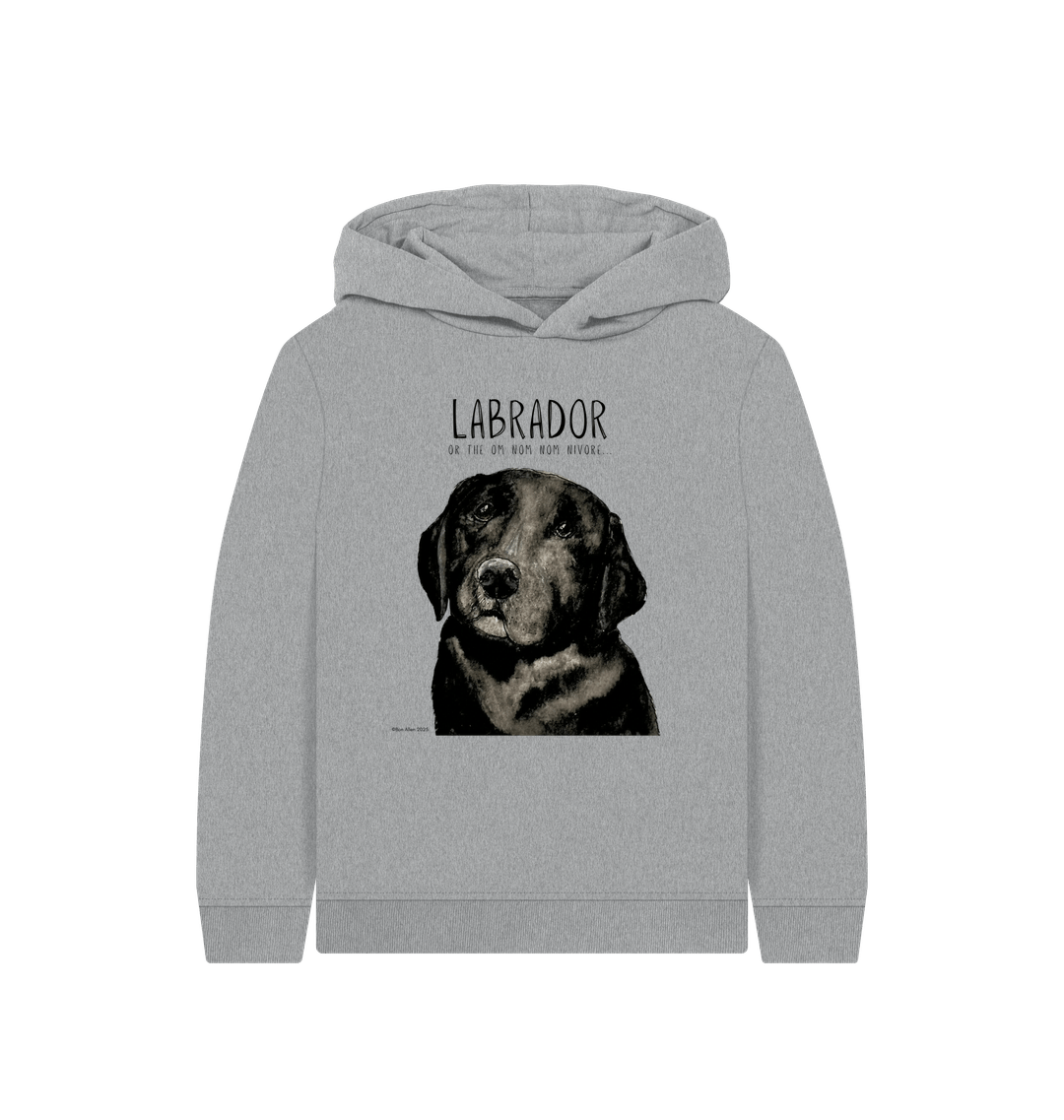 Snack Mode: Activated – The Black Labrador Kids’ Hoodie