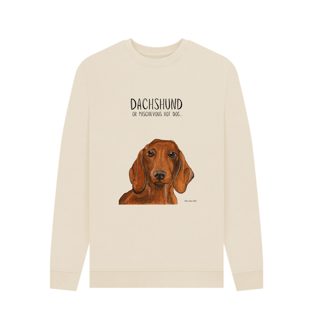 Mischievous Hot Dog Sweatshirt – For the Fearless Doxie Fans!