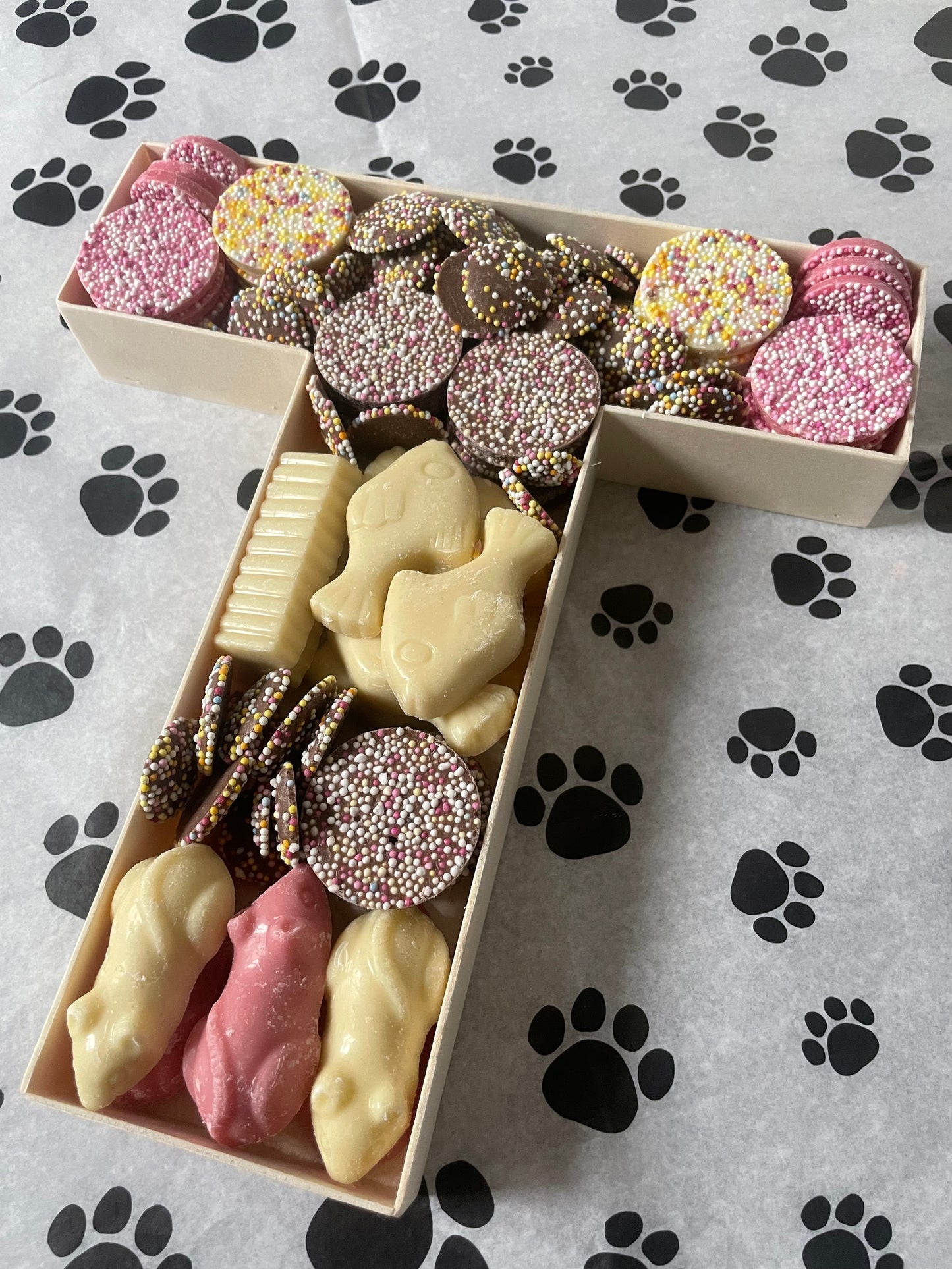 Treat Filled Initial Box - Dog Safe Chocolate