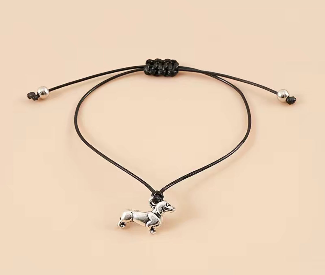 Adjustable Dachshund Bracelet